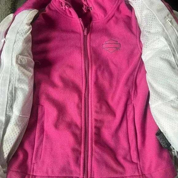 Harley Davidson 2 jackets in one w removable fleece jacket - Picture 3 of 4